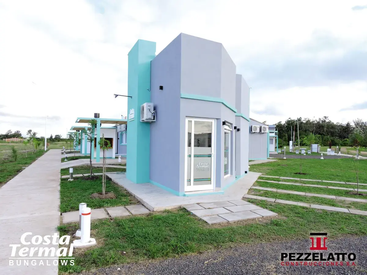 Costa Termal — bungalows en Termas de Chajarí con financiación — Pezzelatto Construcciones