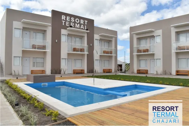 Resort Termal - complejo de departamentos entregado en Termas Chajarí por Pezzelatto Construcciones