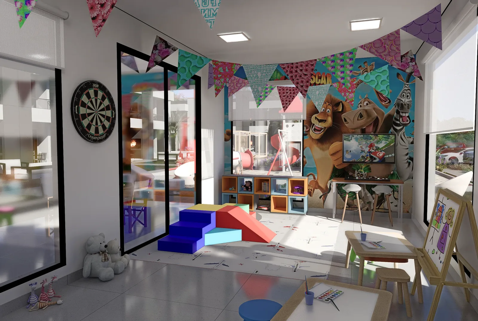 Playroom en Bella Terme — departamentos turísticos en venta con financiación Termas Chajarí