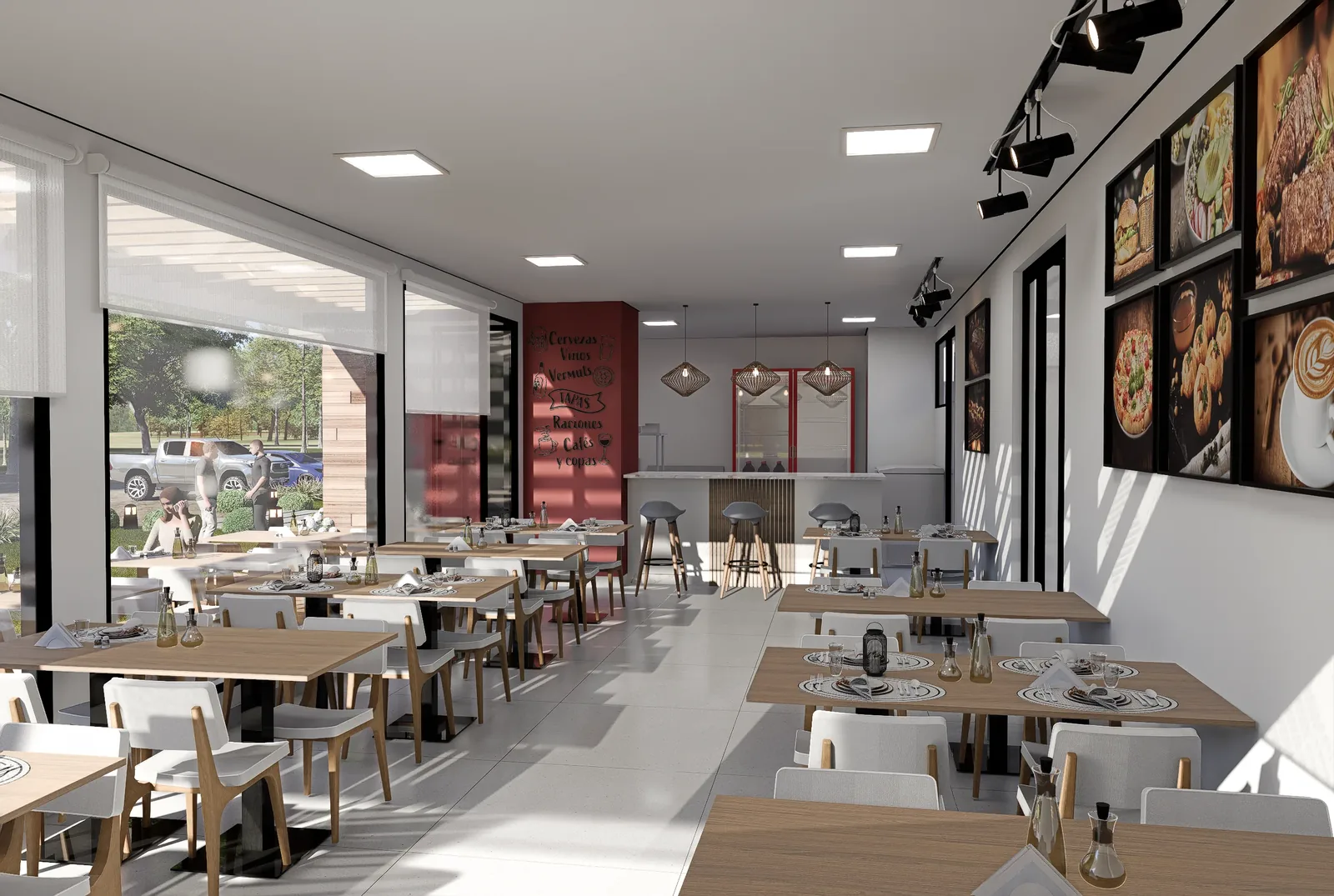 Restaurante en Bella Terme — complejo de departamentos en venta con financiación Termas Chajarí