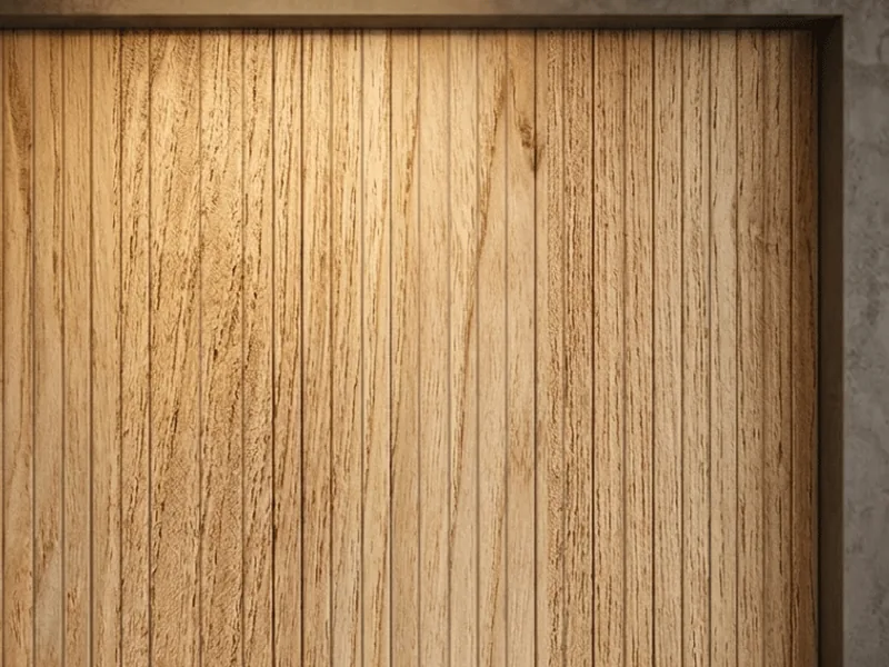 Portón doble de cochera y puerta principal en madera premium — proyecto PRAGA